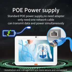 10.1Inch Health Care Medical Grade Hospital Tablet for Monitoring Patient Nurse Call Tablet Capacitive Twoway Calling Facetime