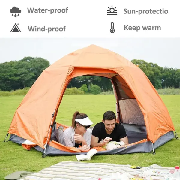 Factory Wholesale Outdoors Camping Tent, Waterproof Family Tent for Camping, Traveling, Backpacking, Hiking