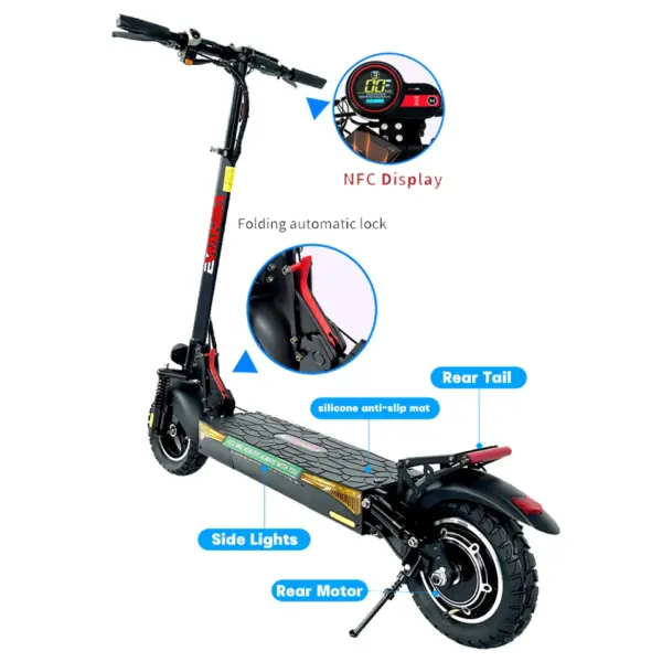US USA EU Warehouse Fold E-Scooter 10 Inch Fat Tire Drop Shipping Electric Scooter Adult Full Suspension