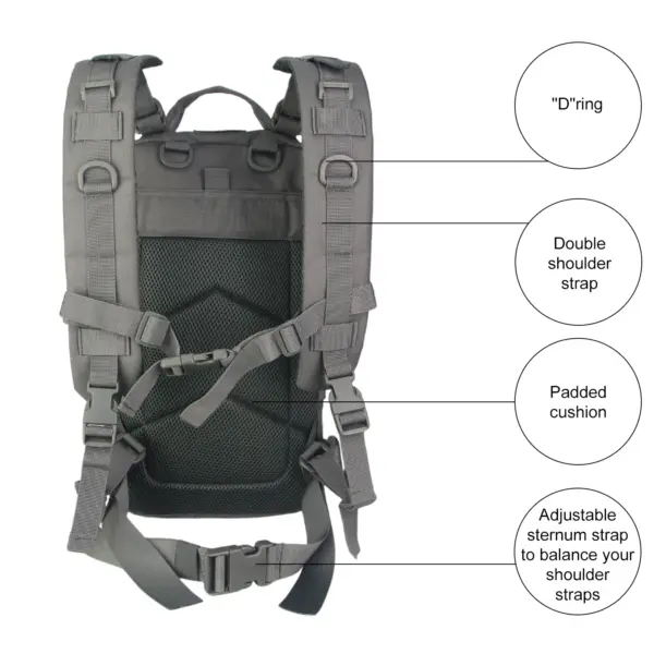 Tactical Assault Bag Pack Travel Backpack for Outdoor