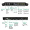 2000W D Class Plate Amplifier for Full Range Speaker Audio Sound Equipment with DSP Audio Processor and Line Array Features