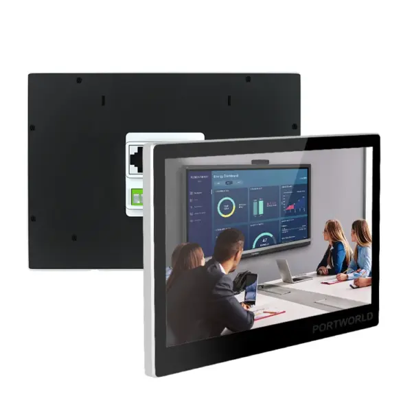 Luxury Aluminum case 10inch in Wall RJ45 POE Power RK3566 Knx Android 11 Touch Panel