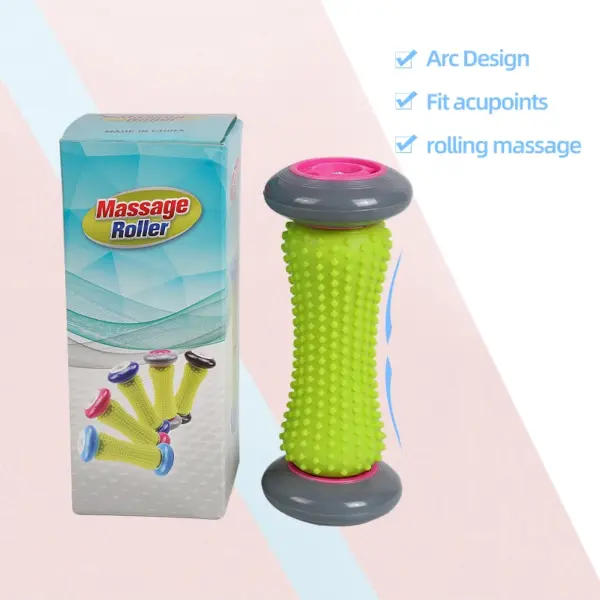Foot Roller for Relief Plantar Fasciitis and Reflexology Massager for Deep Tissue Acupresssure Recovery Relax Foot Back Leg