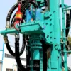 Perforadora de pozos de agua móvil de 200 m con triciclo para perforar rocas, camión, remolque y tractor.