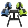 Hot Selling Adjustable Dumbbell 24kg 32kg 36kg 40kg Gym Dumbbell Free Weight Fitness Dumbbell Set