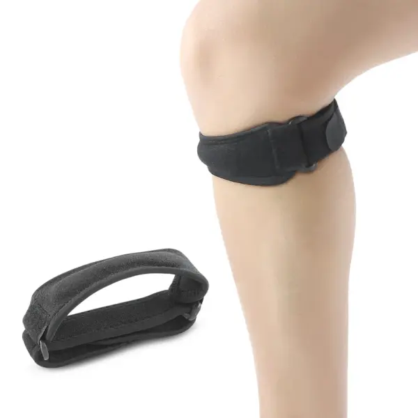 Patella Knee Strap Pain Relief Patellar Tendon Support Adjustable Brace Band for Basketball Running Tendonitis Arthritis