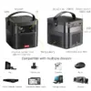 Byintek U70 Pro Dlp Projector 4K Android LED Smart WIFI Pico 3D Pocket Portable Battery Projecteur for Camping