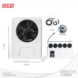 DC Powered Air Conditioner AC Unit Vehicle Rooftop Air Conditioner  Electric 12V 24V Air Conditioner for Truck