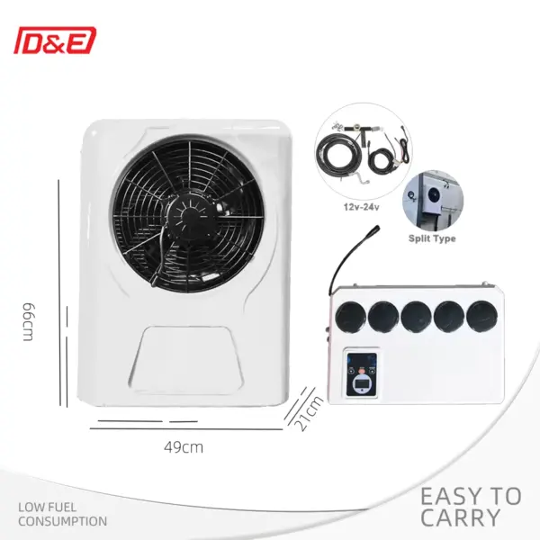 DC Powered Air Conditioner AC Unit Vehicle Rooftop Air Conditioner  Electric 12V 24V Air Conditioner for Truck