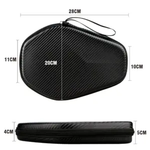 Hexagonal Hard Shell Table Tennis Racket Bag Gold/Silver/Carbon Table Tennis Racket Bag Ping Pong Paddle Bag Welcome OEM