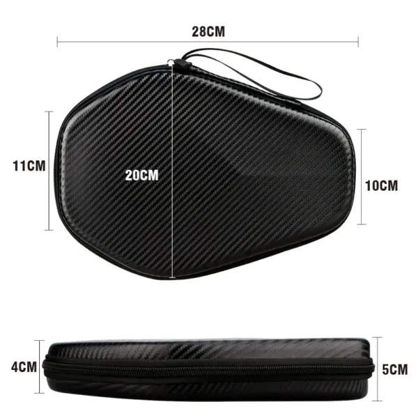 Hexagonal Hard Shell Table Tennis Racket Bag Gold/Silver/Carbon Table Tennis Racket Bag Ping Pong Paddle Bag Welcome OEM