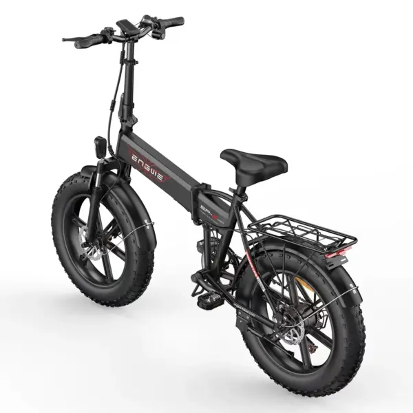 ENGWE EP 2 PRO 250W Folding Electric Bike for Adults 20" *4.0" Fat Tire Mountain Beach Bicycles 48V13AH Battery