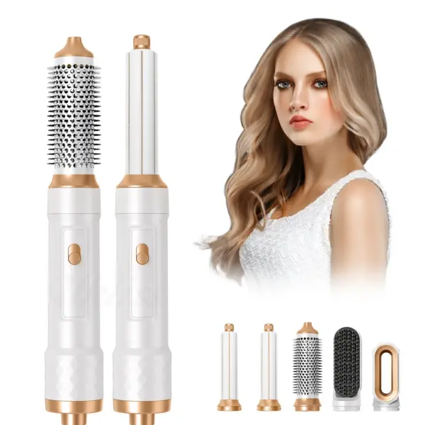 IFINE Beauty Professional 1000W Hair Styler 5-in-1 Multi-functions Hair Dryer Blower Hair Straightener Curling Styling Tools Set
