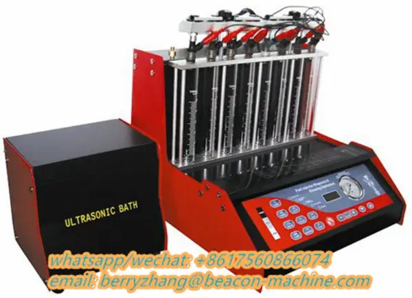 Auto Fuel Injector Cleaner and Tester BC-8H 8 Cylinders of Gasoline Fuel Injector Cleaner