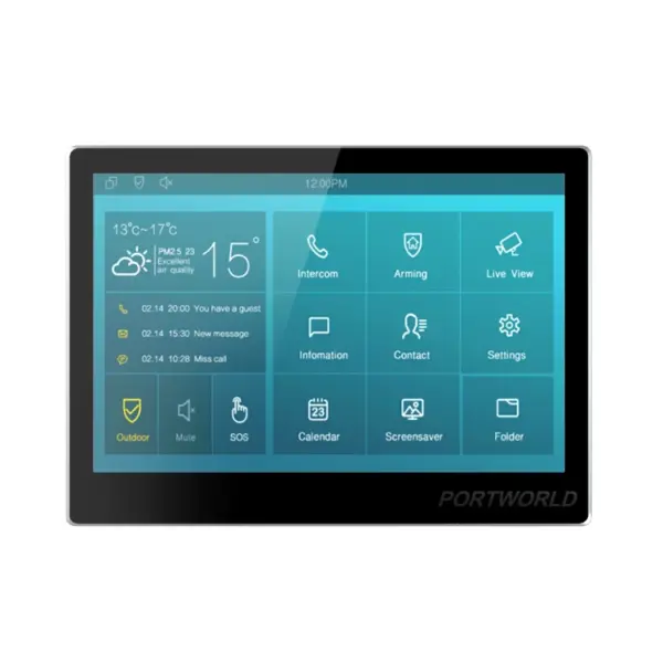 2023 YC-SM10P Home Automation 10 Inch Landscape Central Control Panel