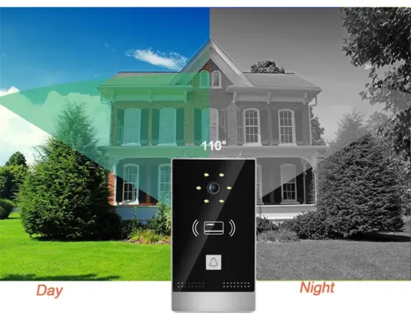 Tuya Video Door Phone Intercom System with 10 Inch Screen Smart Doorbell Intercom Camera Bell System Unlock for Villa