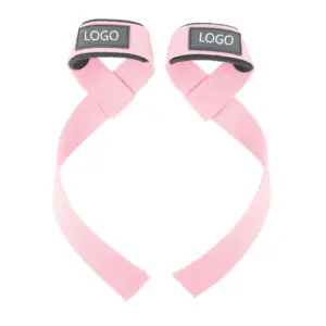 2024 Heavy Duty Fitness Padded Neoprene Weightlifting Weight Pull Deadlift Custom Logo Lifting Gym Straps for Men