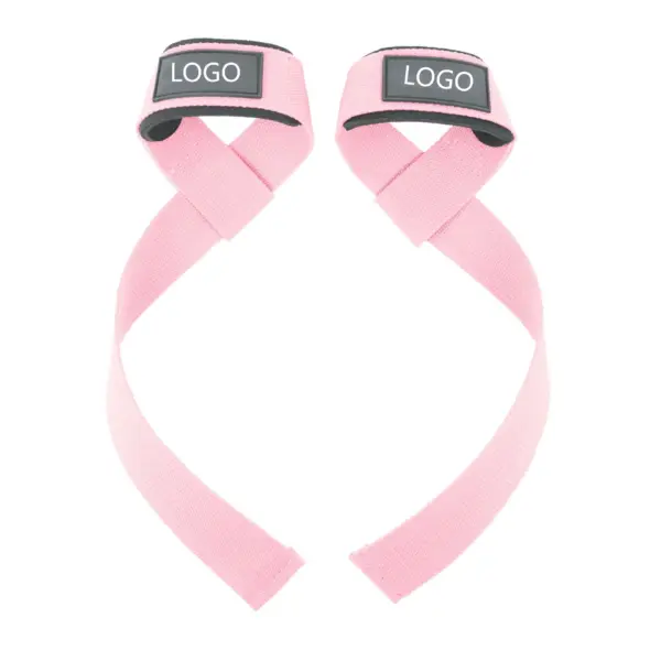 2024 Heavy Duty Fitness Padded Neoprene Weightlifting Weight Pull Deadlift Custom Logo Lifting Gym Straps for Men