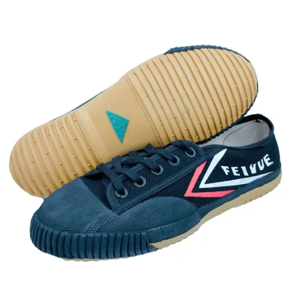 Custom LogoCanvas Material Chinese Women Men White Black Kungfu Shaolin Monk Shoes Wushu Shoes Non-slip Martial Arts Shoes