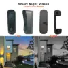 Wired Video Doorbell Intercom System Apartment Intercom Kit with 7 Inch Color Monitor and HD Camera Night Vision for Home