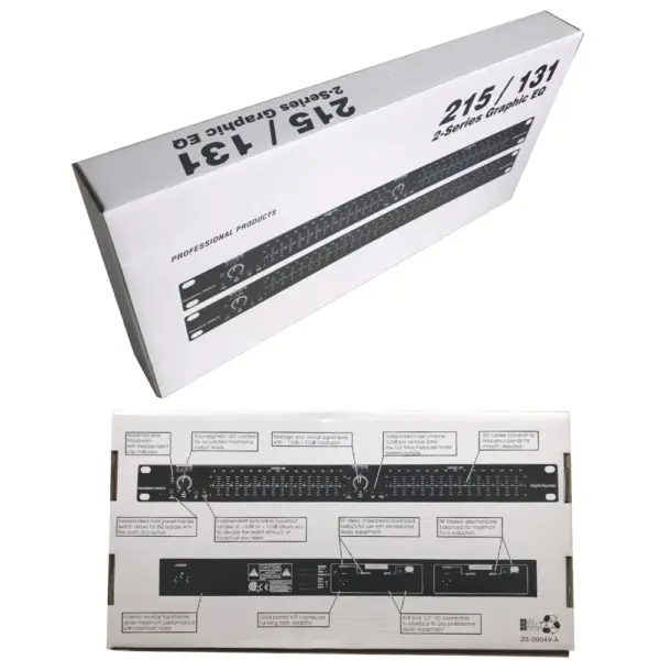 GAX-215 Professional Audio Equalizer Dual 15 Band Graphic Equalizer Power Equalizer Dj Equipment Professional Sound Equipment