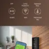Camera Tuya Wifi App Smart Door Lock Remote Cat-eye Biometric Fingerprint Digital Lock Key Nfc Rfid Code Phone Unlock Smart Lock