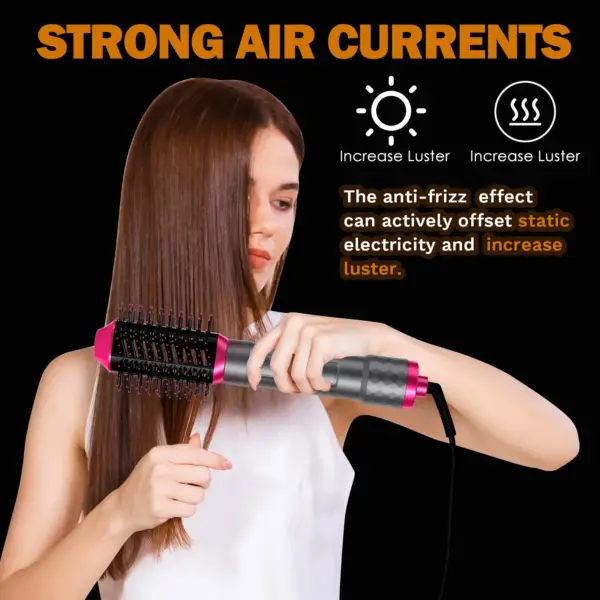 IFINE Beauty Professional 1000W Hair Styler 5-in-1 Multi-functions Hair Dryer Blower Hair Straightener Curling Styling Tools Set