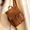 Lovevook Backpacks 2021 New Fashion Women's Backpack Trend Oil Wax Genuine Leather Vintage Backpack Ladies Back Bags