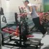 Commercial Strength Plate Loaded Hip Belt Squat Standing Pit Shark  Multi Functional HM Belt Squat