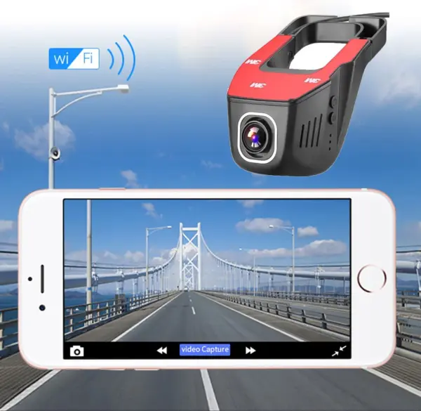 Dual Lens Car DVR DVRs  Dash Cam Camera Digital Video Recorder Camcorder 1080P Night Vision 96658  WiFi