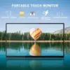 Gravity Sensor Auto-rotating Bezeless Design 15.6 Inch 4K Portable Touchscreen UHD USB LCD Ip Monitor Gamer for Camera