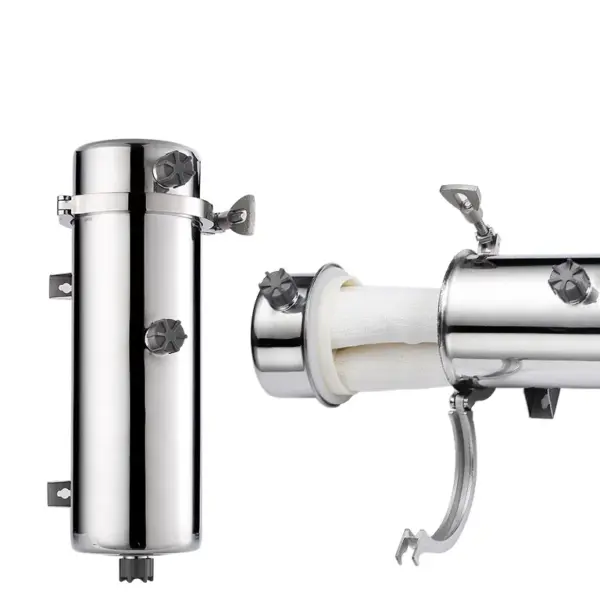 Large Flow 1000-10000 L/H Whole House Water Treatment System Pvdf Washable Uf Membrane 304 Stainless Steel Water Filter System