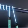 Fitness Adjustable 2.8m Optical TPU Cable Luminous 4.5mm Night LED Light up Adult Children Kids Jump Skipping Rope