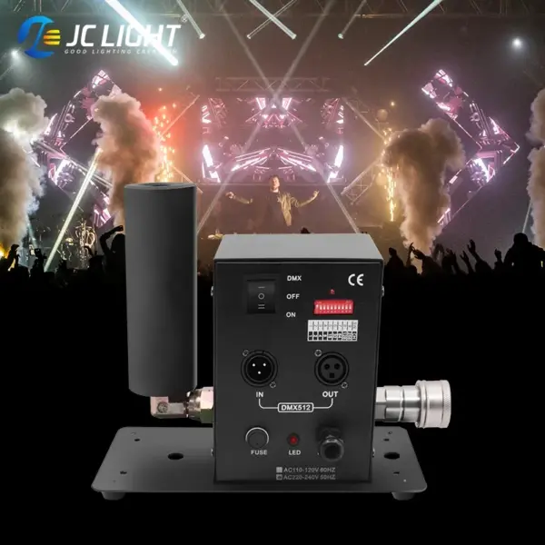 Dual Double Head Co2 Cryo Jet Machine Somke Dmx Concert Event Equipment Stage Effect Machine for Dj Club Bars