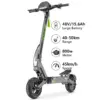 UK Warehouse Original Kick Scooters VIPCOO VS3 10 Inch 800w Motor 40-50KM Range Foldable Electric Scooter