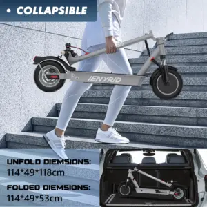 Best Selling US Warehouse Drop Shipping IENYRID M1 35km/h 12.5Ah 500w 10Inch Tire Electric Scooter Adult