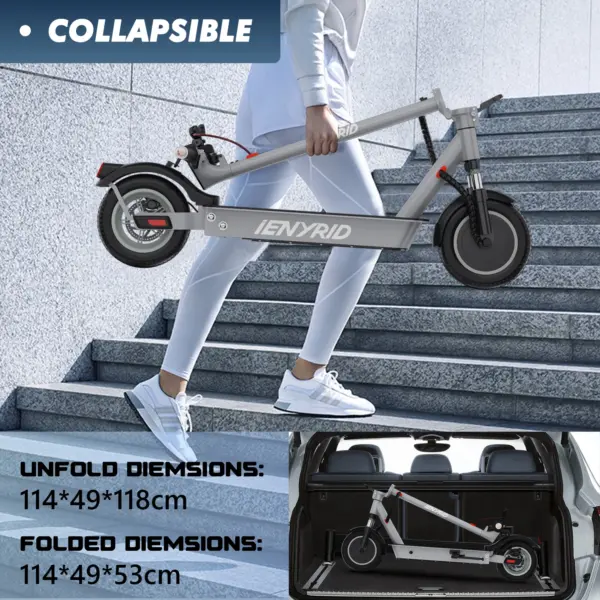 Best Selling US Warehouse Drop Shipping IENYRID M1 35km/h 12.5Ah 500w 10Inch Tire Electric Scooter Adult