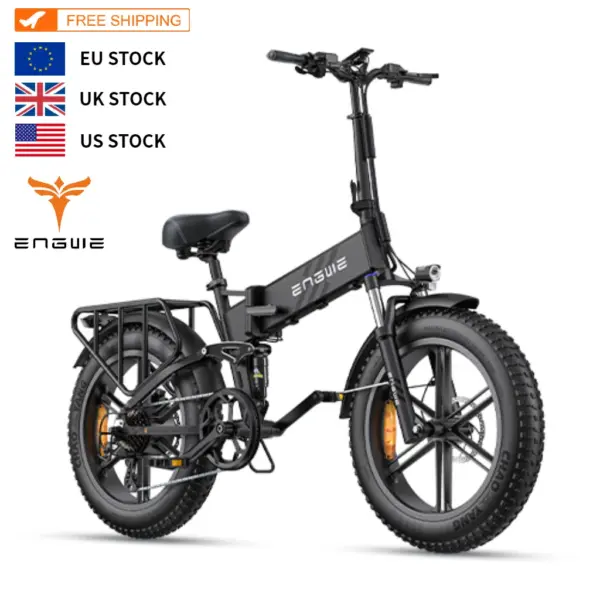 EU UK US Engwe Engine Pro 2.0 Hotelling Ebike 250W 52V16AH Torque Version 25km/h Foldable Enhanced Version Fatsnow Electric Bike