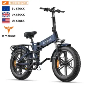 EU UK US Engwe Engine Pro 2.0 Hotelling Ebike 250W 52V16AH Torque Version 25km/h Foldable Enhanced Version Fatsnow Electric Bike