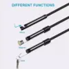 Industrial 8mm Lens 720P 3 in 1 USB Inspection Endoscope Camera for Android PC with 3.5M Hard Cable