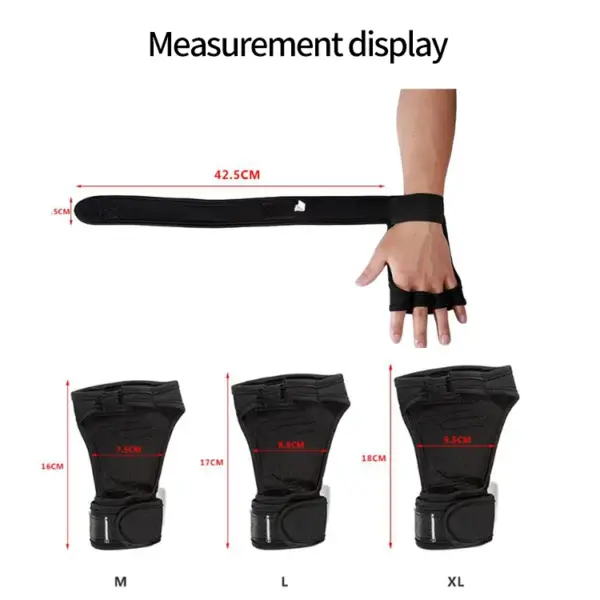 Neoprene Fingerless Gym Gloves for Weightlifting Sports Fitness Gloves