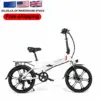 Free Shipping to UK SAMEBIKE Portable 20inch Small Folding City Ebike 48V10AH Electric City Bicycle